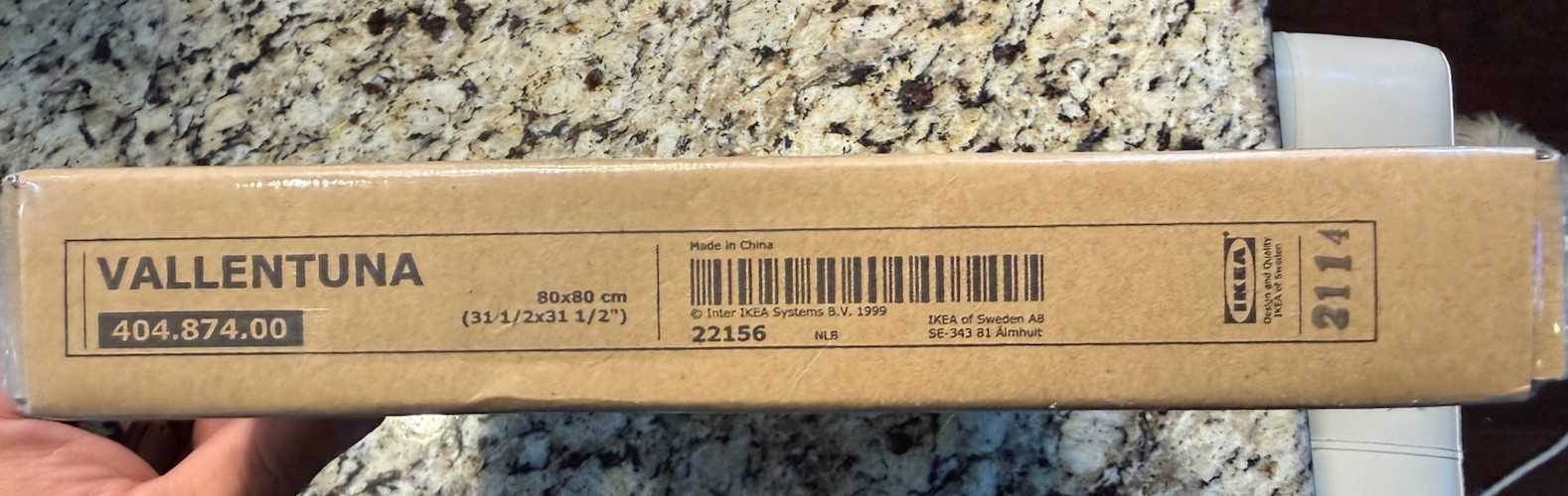 IKEA VALLENTUNA Backrest Cover Hillared Beige 80x80 cm 404.874.00 New In Box gallery