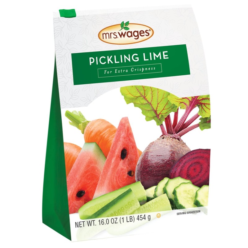 Mrs. Wages Pickling Lime 1 Pound (VALUE PACK of 6) gallery
