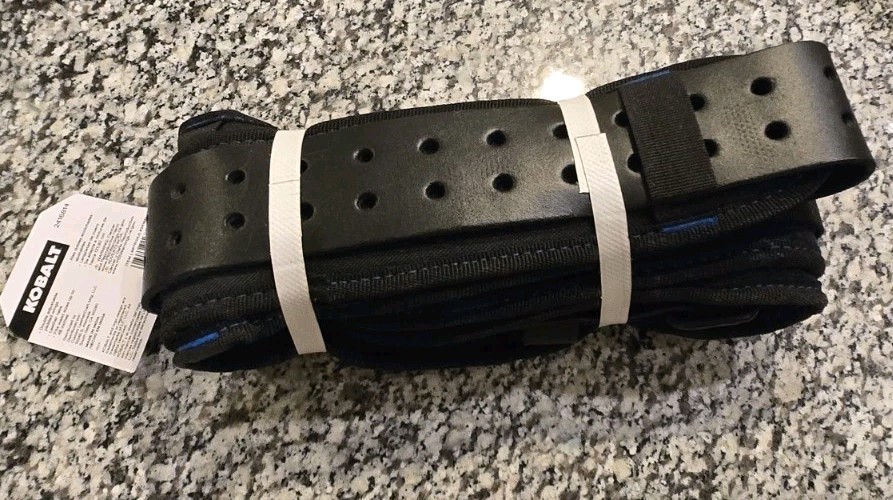 Kobalt Adjustable Padded Work Belt Steel Roller Buckle 2416814 Fits Up To 48 in gallery