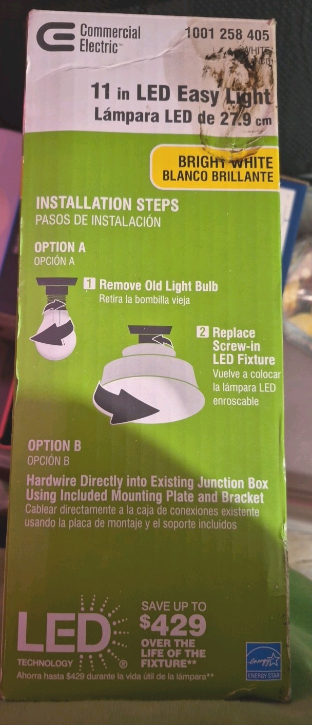 Commercial Electric Easy Light 11 Inch Bright White gallery