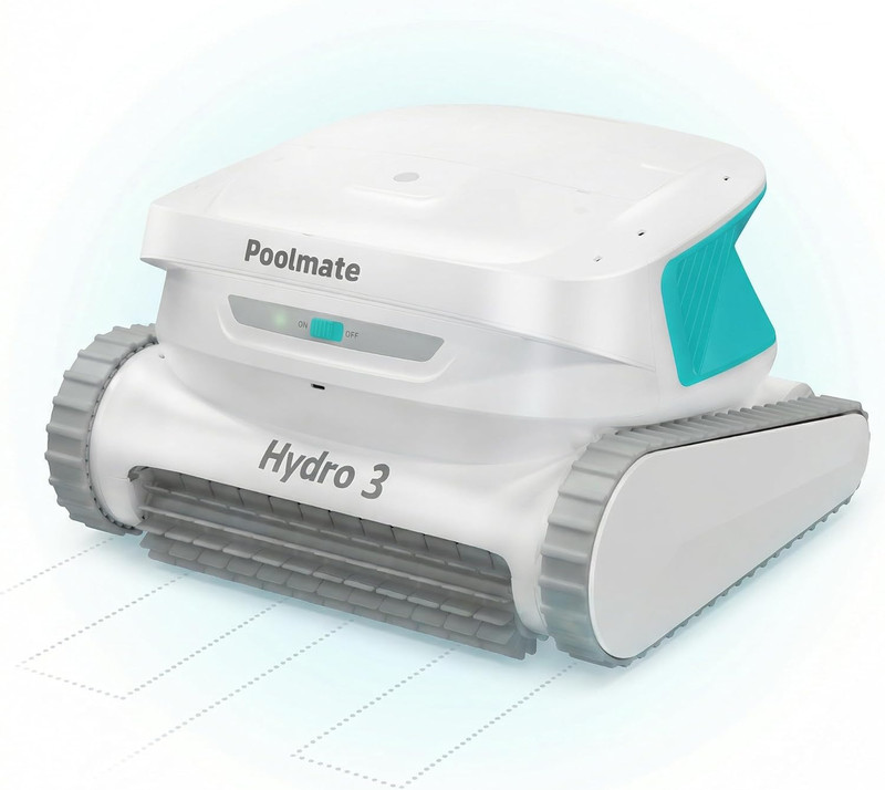 Chasing 200-Min Hydro 3 Cordless Robotic Pool Cleaner | Roller Brush Cleaning fo gallery