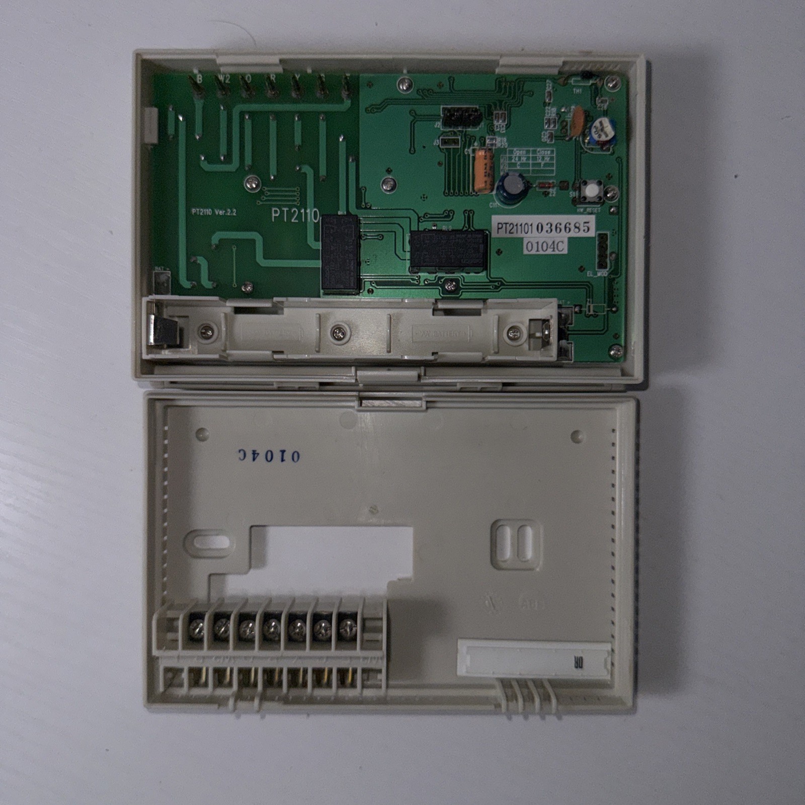 LUX TX500b Programmable Smart Temp Heating & Cooling Thermostat NO BACK! gallery