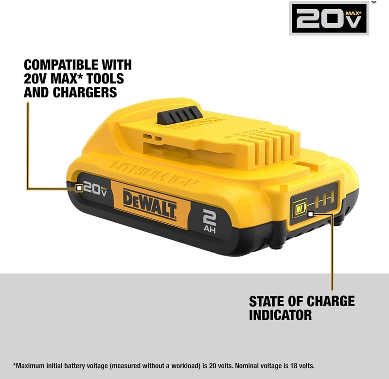 DEWALT 20V MAX Cordless Drill and Impact Driver, Power Drill Brushless 2-Tool Po gallery