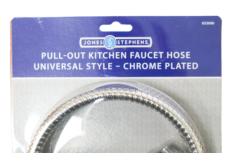 Jones Stephens Pull-Out Kitchen Faucet Hose Universal Style Chrome Plated K53090 gallery