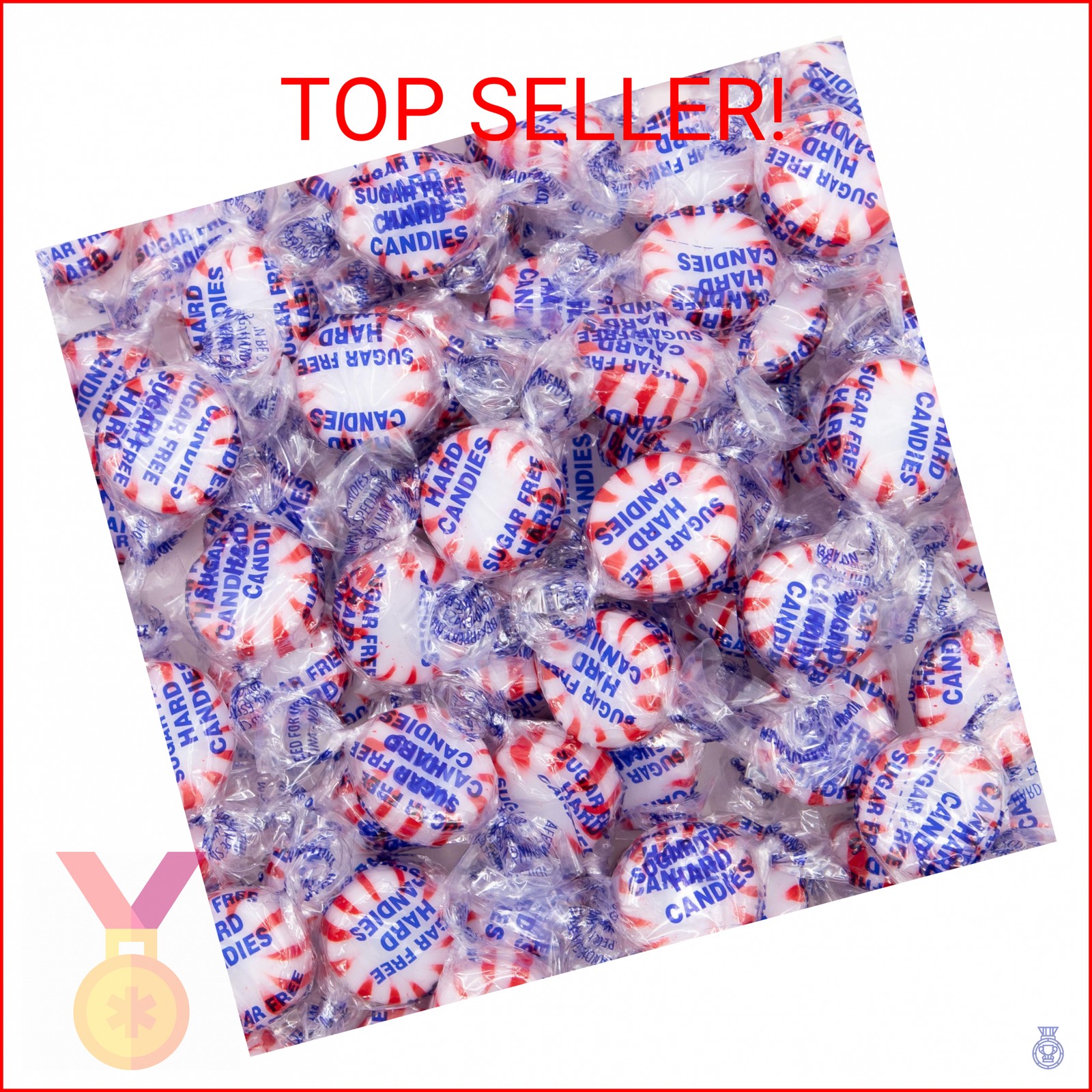 Sugar Free Starlight Mints - 1 Pound Pack (About 90 Count) - Peppermint Hard Can gallery