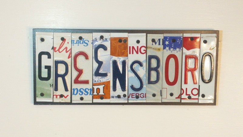 Custom License Plate Signs - Personalized Name, rustic, industrial gallery