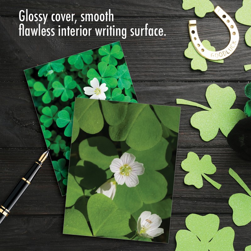 20 Asst'd St. Patrick's Day Notecards w/ Envelopes(2 of Each) Blooming Clovers gallery