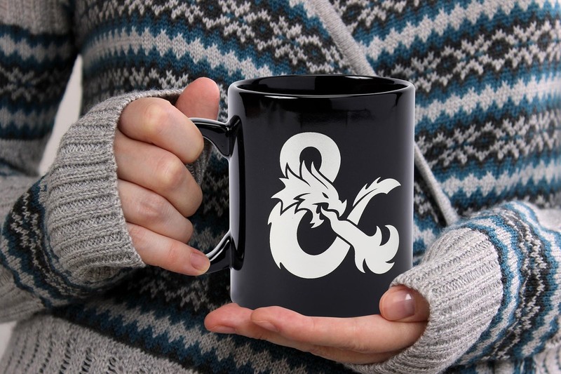 Dungeons & Dragons Black Ceramic Ampersand Logo Mug - 16-Ounces gallery