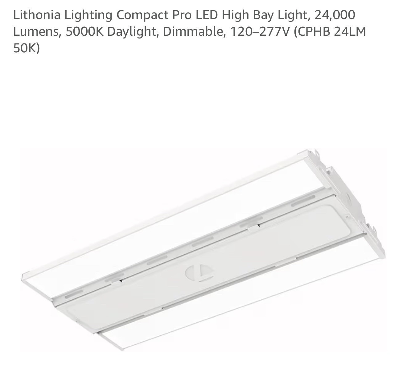 Lithonia CPHB Compact Pro 22in LED High Bay Light 5000K gallery