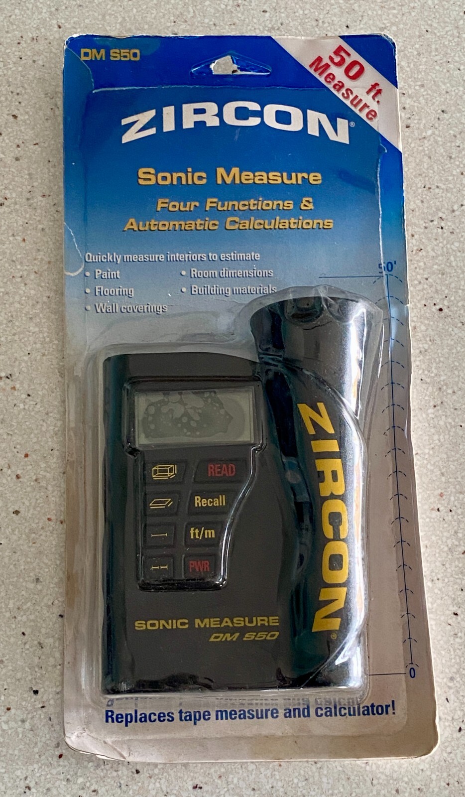 ZIRCON Sonic Measure DM S50 Sound Wave Measuring Device Up to 50 Feet NEW gallery