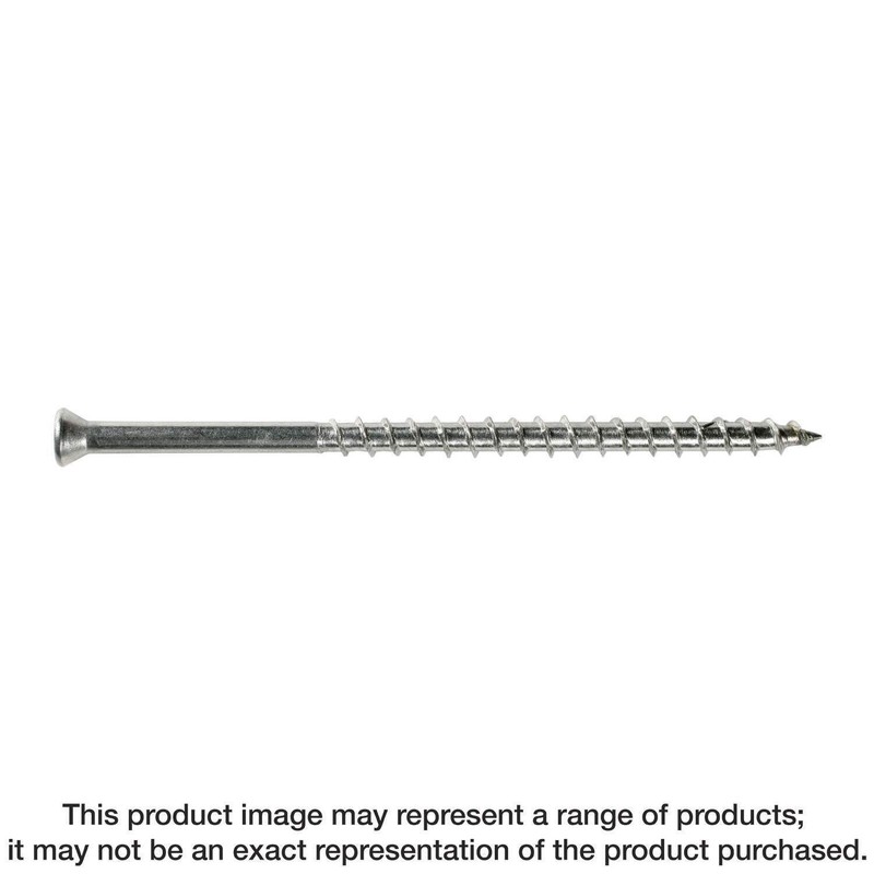 Simpson S07225FTBBR05 Trim-Head Screw, 6-Lobe Drive — #7 x 2-1/4 in. T15 Type 30 gallery