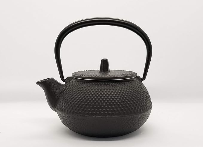 Iwachu Nambu Ironware Tetsubin 0.32L Black Arare No Enamel Direct Fire JDM 12801 gallery