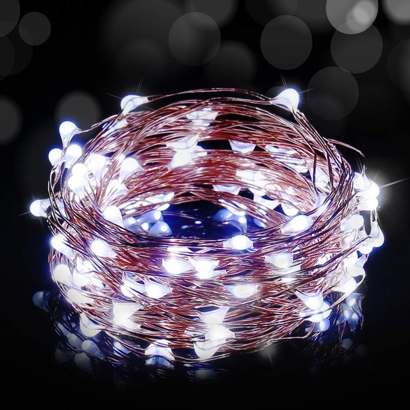 USB Powered 20/50/100 LED Copper Wire Fairy String Lights Party Decor 2M/5M/10M gallery