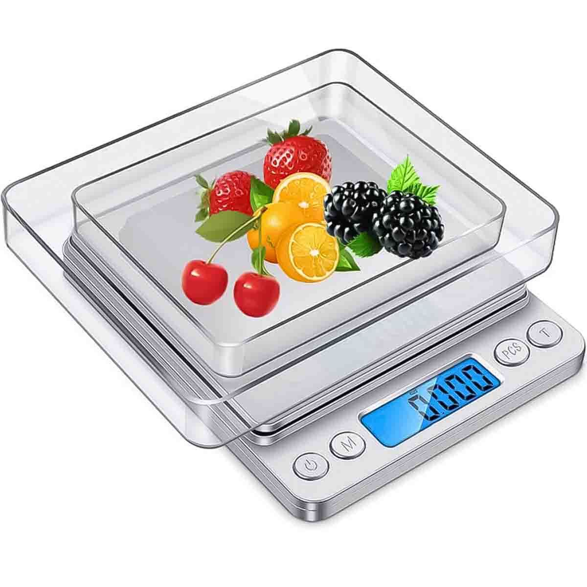 3KG Food Kitchen Scale, Digital Grams & Ounces for Weight Loss, Baking, Cooking gallery