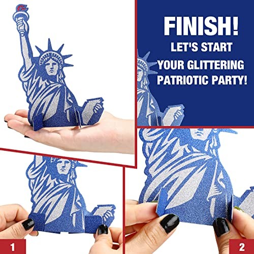 12 Pcs Independence Day Table Decor 4th of July Table Centerpieces American gallery