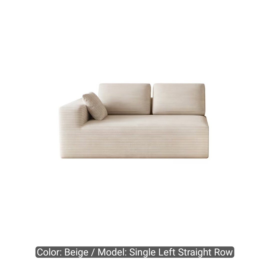 Extra Large L-Shaped Sectional Sofa with Right Chaise, Modular Plush Cloud... gallery