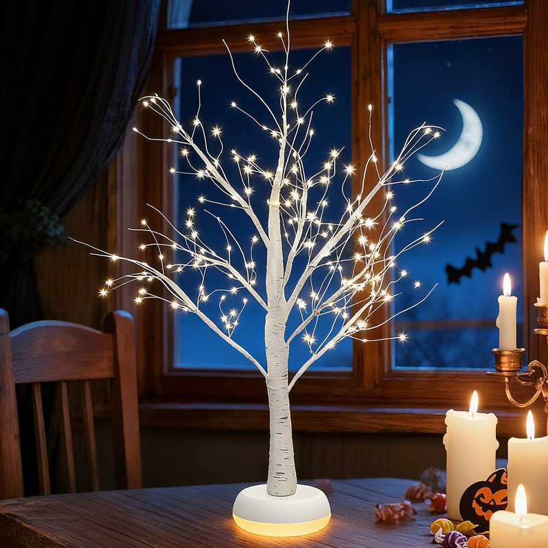 LED Birch Tree Light Waterproof Flexible Branch Indoor Outdoor Holiday Decor﻿ gallery