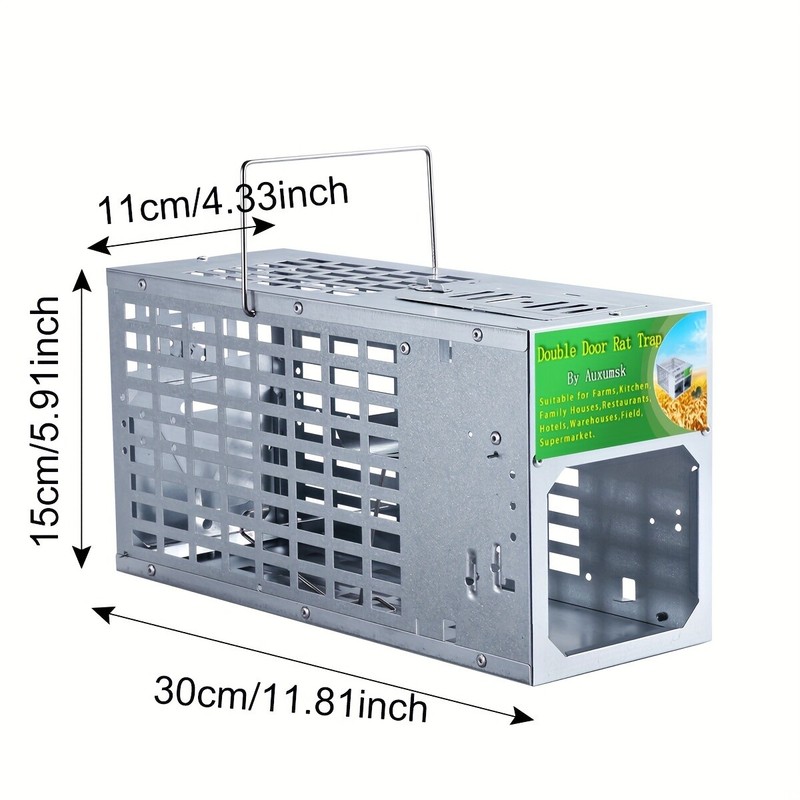 Humane Mouse Trap Cage - Home Kitchen, Garage & Warehouse Rodent Capture gallery