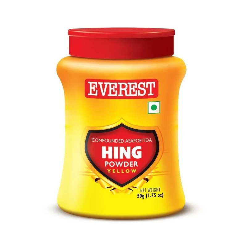 Everest Hing Compounded Asafoetida Powder Yellow 50 grams edible Hing Heeng gallery