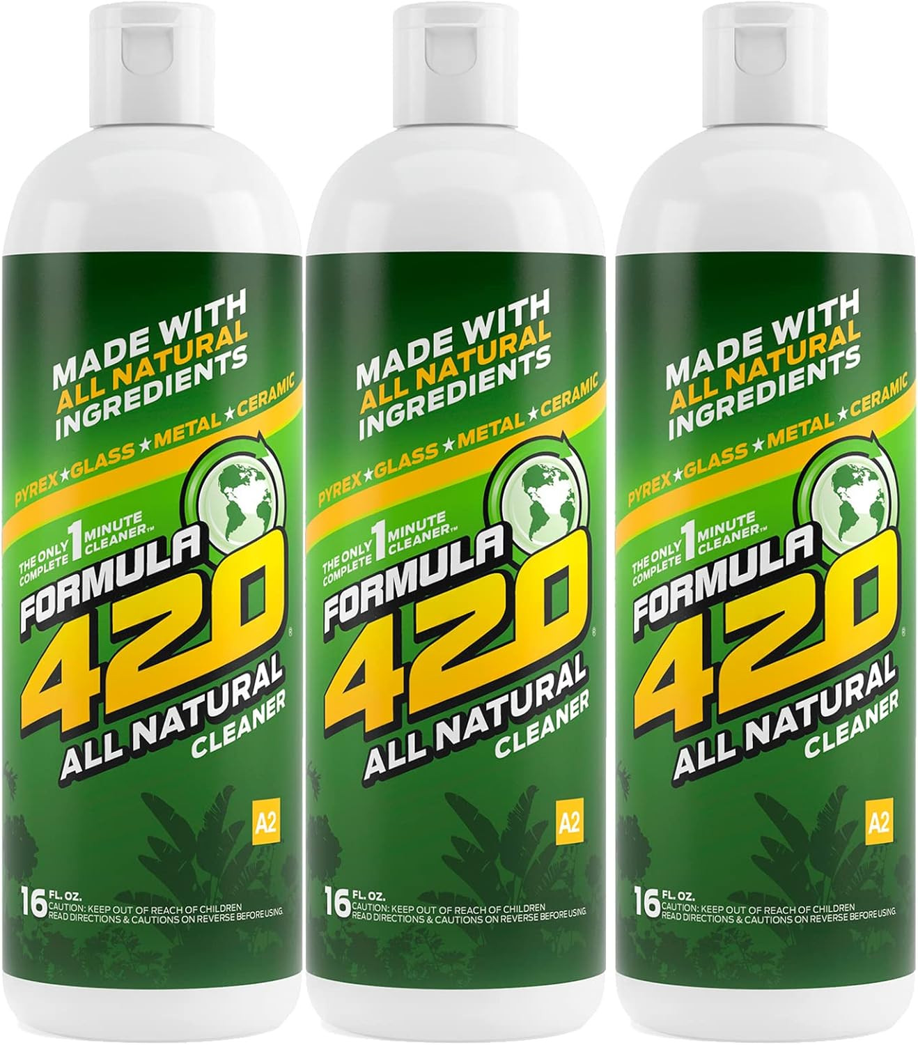 All Natural by Formula 420 | Glass Cleaner | Cleaner Pack | Safe on Glass, Metal gallery
