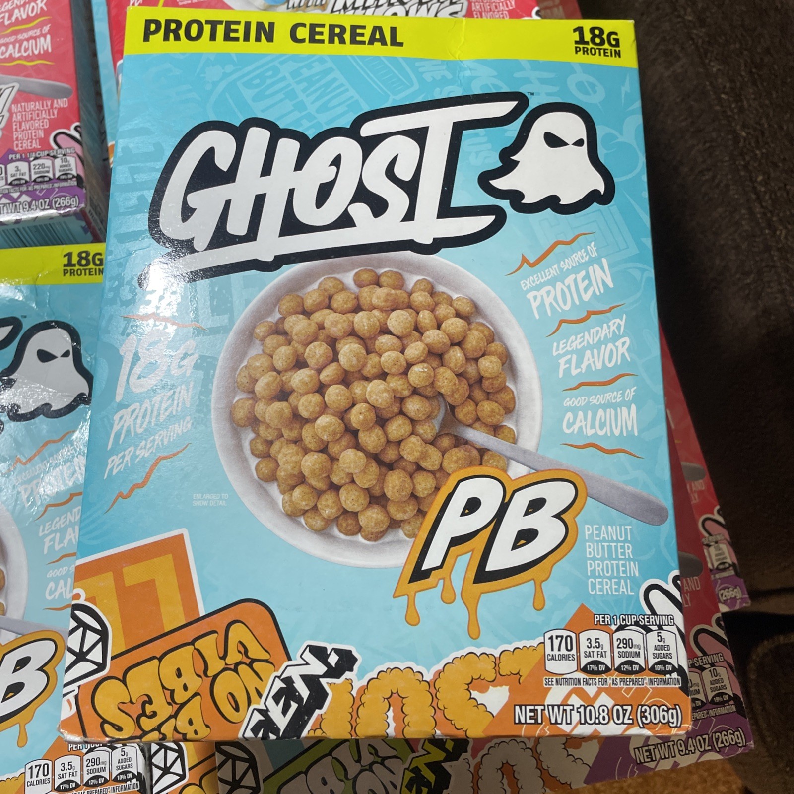 14 BOXES Ghost Protein Cereal Marshmallows PB Peanut Butter Lot BB 03/26-06/25 gallery