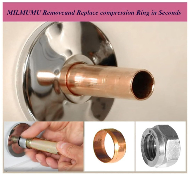 Compression Sleeve Puller Tool Pipe Nut & Ferrule Remover Plumbing Tool gallery