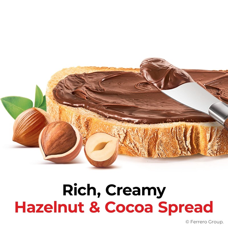 Nutella Hazelnut Spread with Cocoa, Creamy Hazelnut Spread, 13 oz Jar gallery