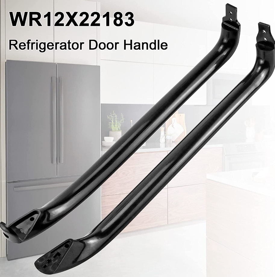 Freezer Refrigerator Door Handle Kit WR12X22183 For GE GTH18GBDCRBB GTH18GCDDRBB gallery