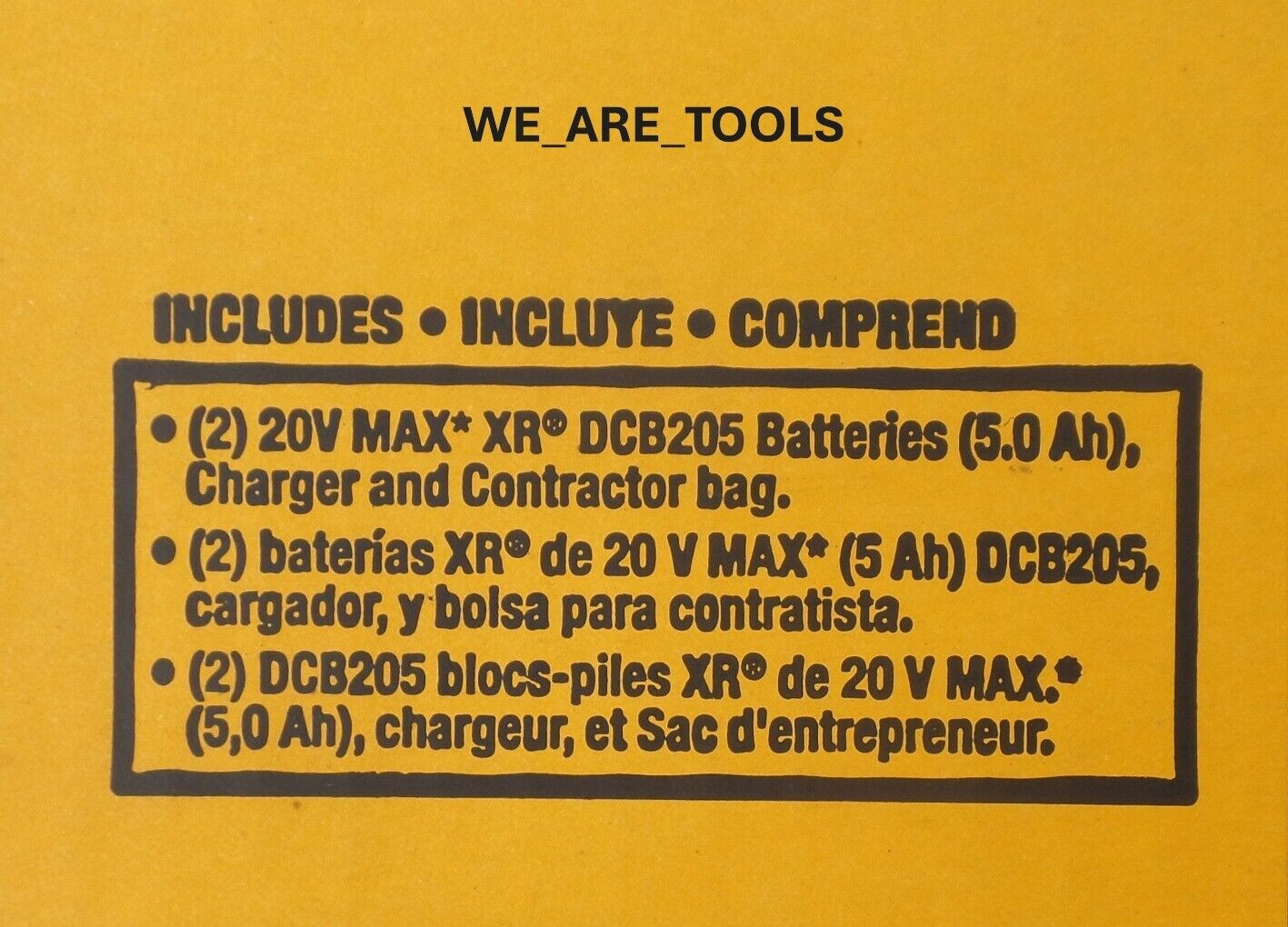Dewalt 20V DCB205-2CK Starter Kit 2) DCB205 5.0 Batteries, Rapid Charger & Bag gallery