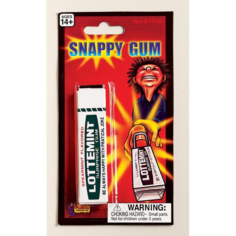 Snappy Gum - Jokes, Gags, Pranks - Fake Gum - Theatrical or Magical Prop gallery