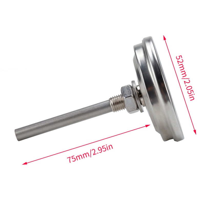 Temperature Gauge 0-300 Degrees Celsius Gauge Stainless Steel Cooking X1F1 gallery