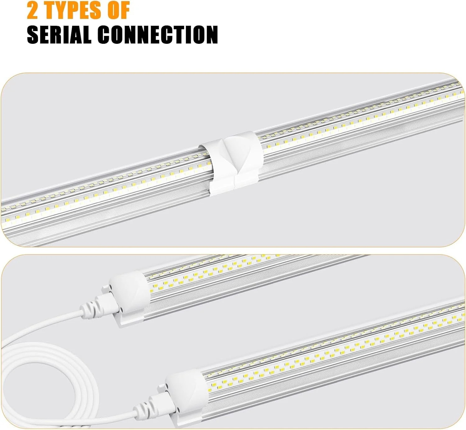 4FT LED Shop Light 6000K 50W Linkable Ceiling Outdoor Lighting Patio Garden Yard gallery
