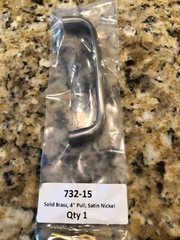 Schaub Traditional Collection 4” Drawer Pull Satin Nickel 732-15