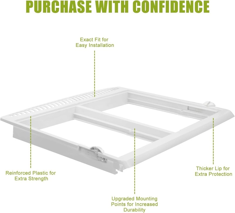 Frigidaire Crisper Drawer Cover Frame - Replacement Part for Optimal Freshness gallery