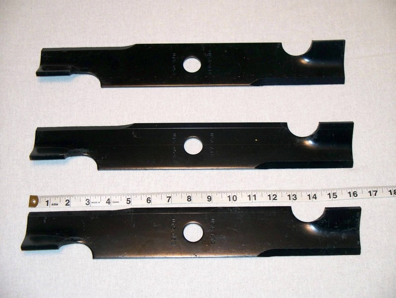 #19 NEW 3-pc set Oregon 92-029 U15-059 Exmark Radius E-Series Mower Blade gallery