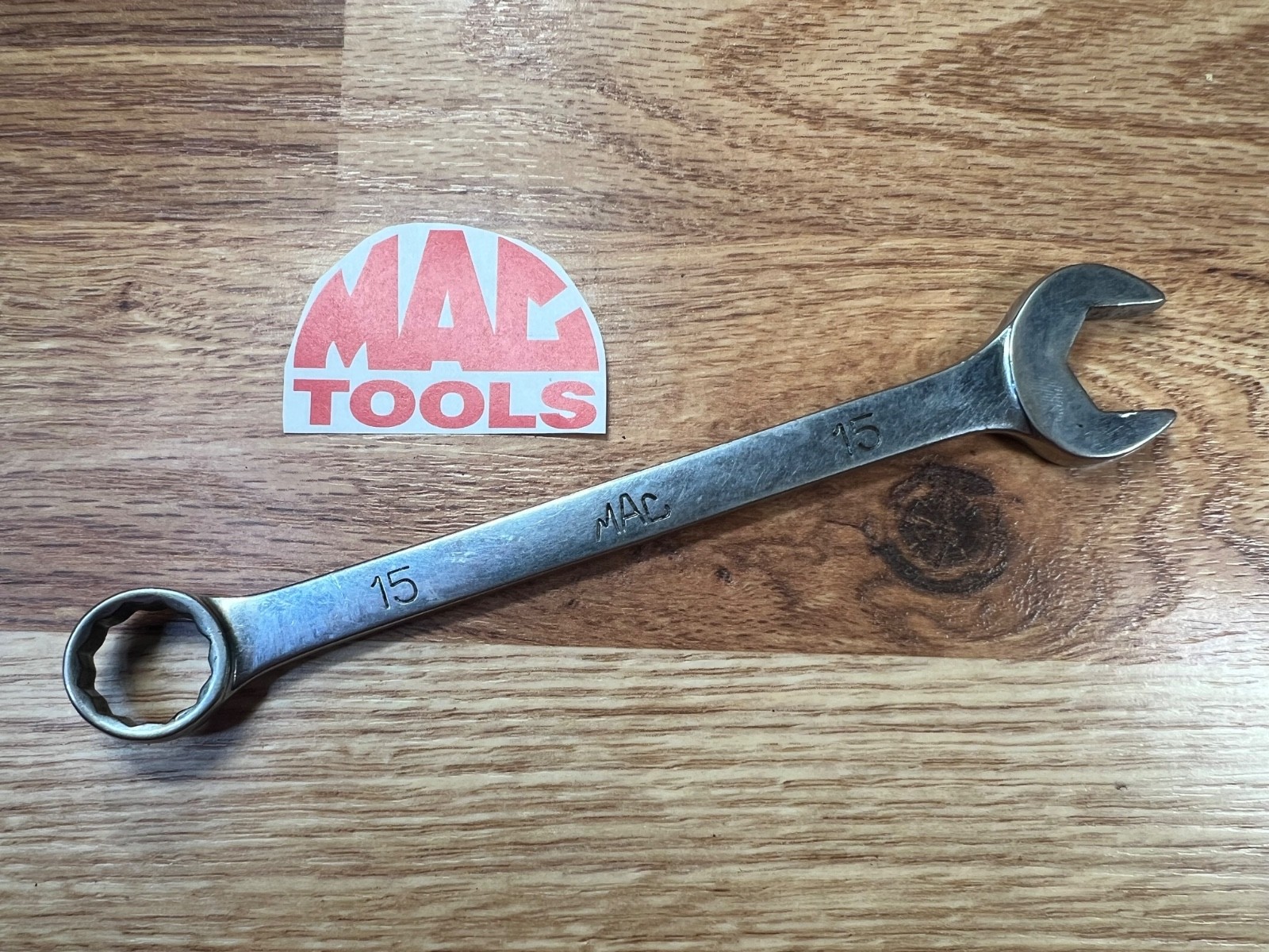 MAC M15CW 15mm Combination Wrench 12 Point Ultrasonic Cleaned gallery