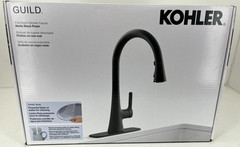Kohler R33912-BL Guild Pull-down Kitchen Sink Faucet Matte Black