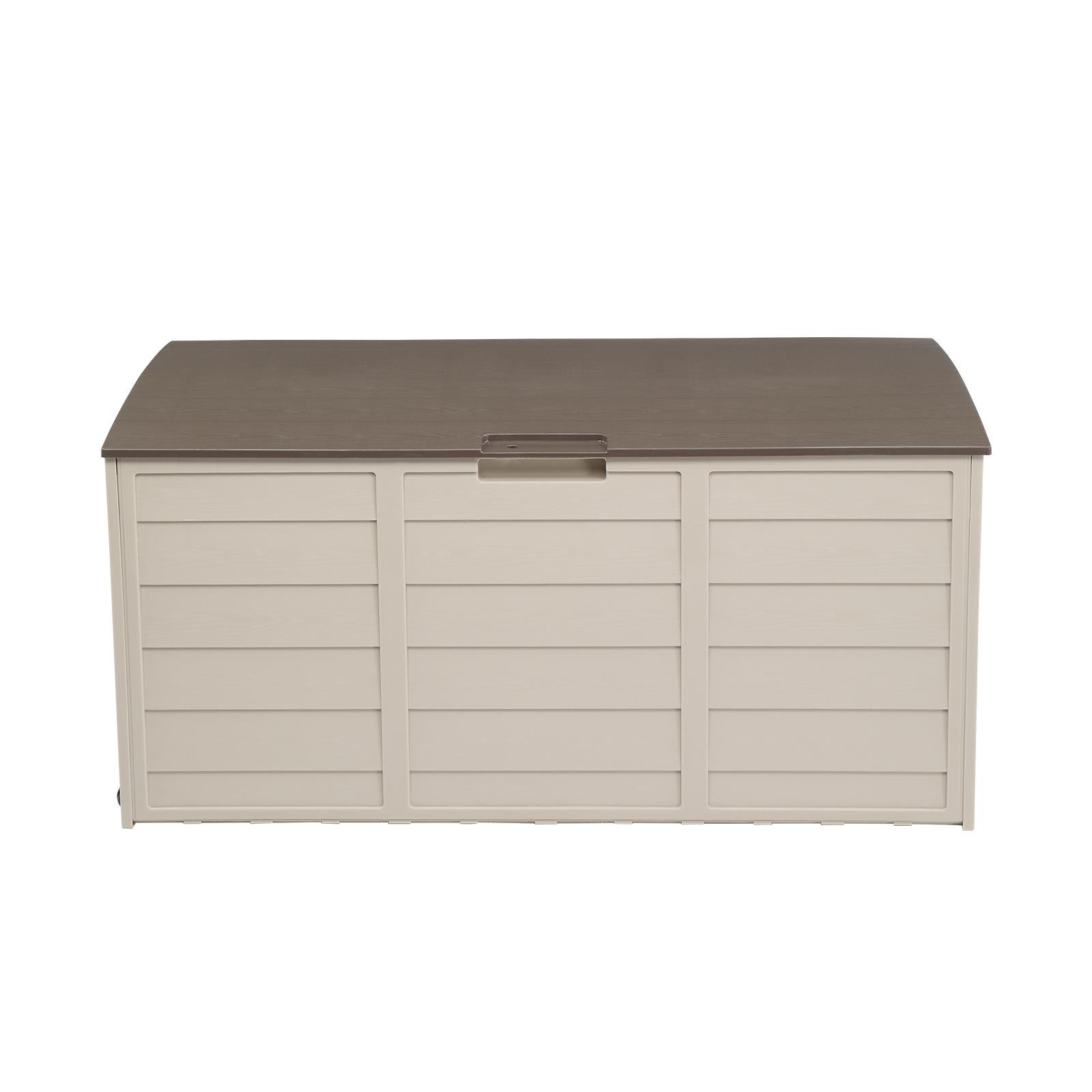 75Gal UV Resistant Resin Deck Box Outdoor Garden Storage Patio Cushions Tools gallery