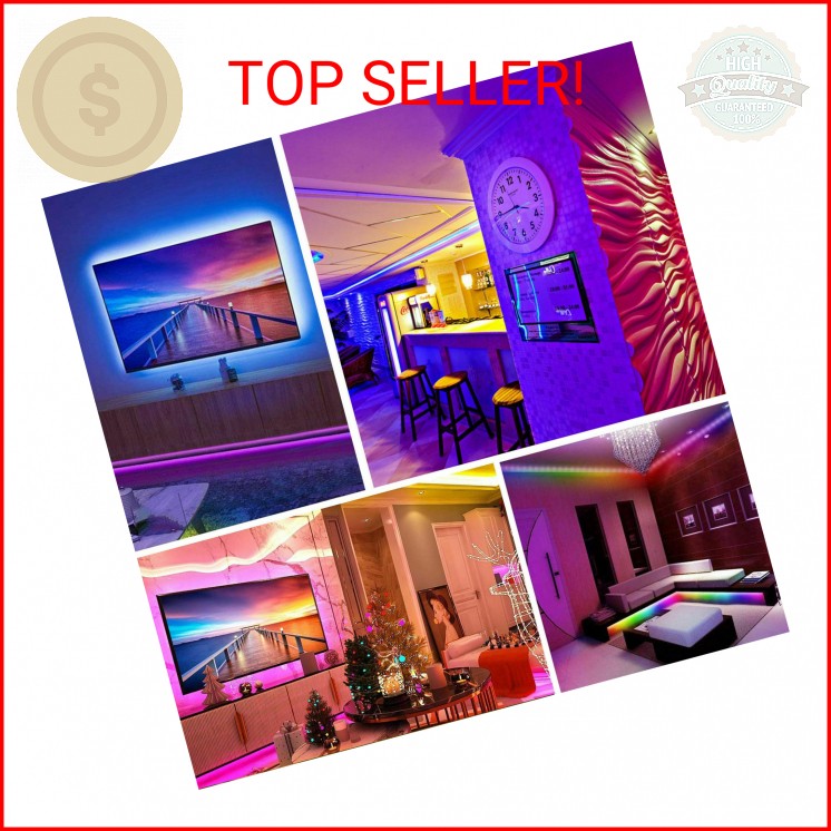 THE PERFECT PART 32FT Flexible 3528 RGB LED SMD Strip Light Remote Fairy Lights gallery