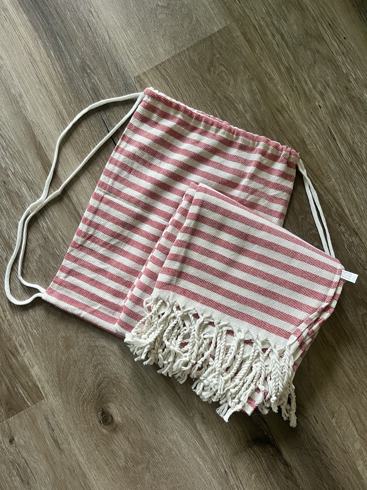 Turkish Beach Towel With Drawstring Bag gallery