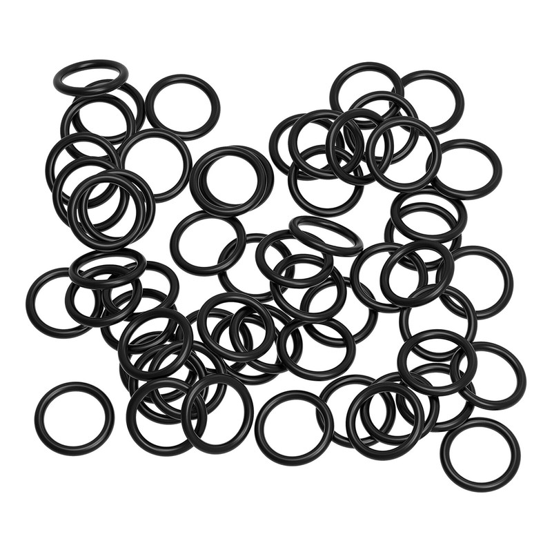 100-Pack Rubber Watch Case Back O Ring Round Gasket 3mm-63mm (1mm Thick) NBR 70 gallery