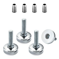 POWERTEC Threaded Leveling Feet Insert, Set of 4,