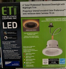 4 in. Adjustable CCT Integrated LED Recessed Light Trim with Night Light 625 Lm