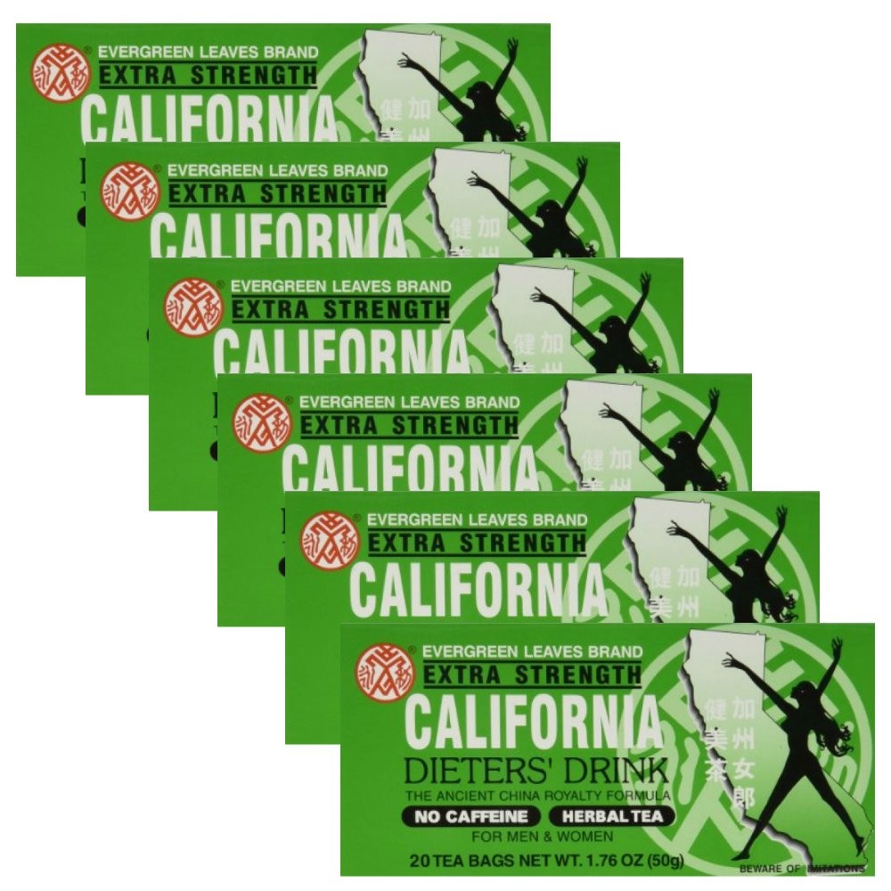 Extra Strength Dieter's Tea with Evergreen Leaves, 20 Count, Pack of 6 gallery