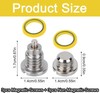 Marine Outboard Lower Unit Drain Plug 4 Pcs Mercury gallery