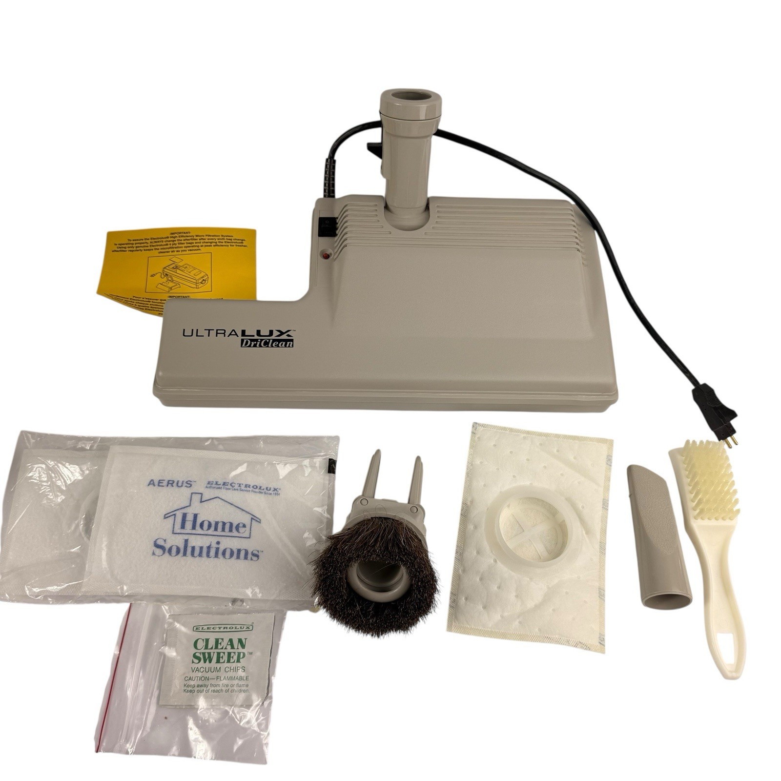 Aerus Electrolux Ultralux Vacuum Power Head Nozzle & Attachments D146c Untested gallery
