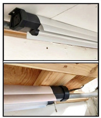 Shop Light Ceiling Mount Wall Mounts for Harbor Freight Braun 4ft LED Light