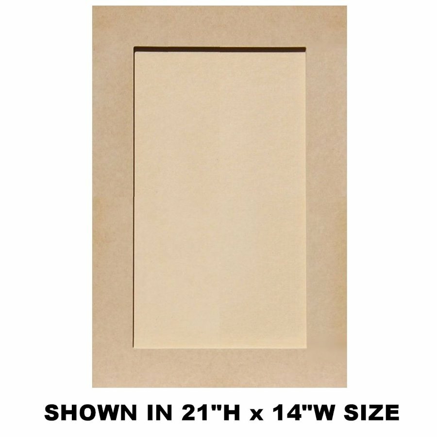Unfinished MDF Shaker Cabinet Doors (Up to 24"H) gallery