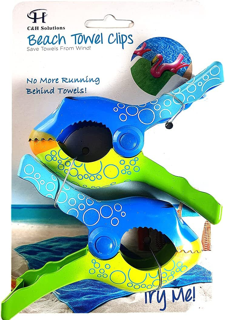 Bubble Fish Style Beach Towel Clips gallery