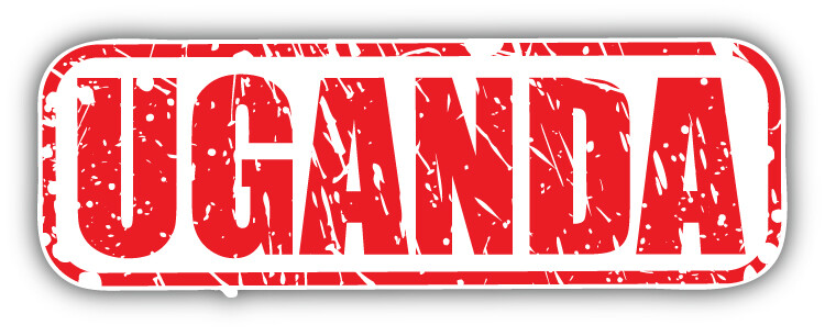 Uganda Grunge Stamp Car Bumper Sticker Decal gallery